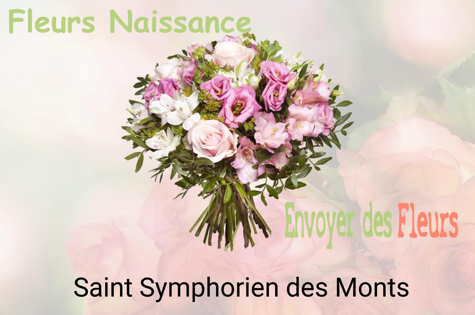 Bouquet de fleurs de naissance livré à Saint-Symphorien-des-Monts